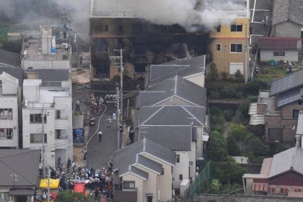 Toàn cảnh vụ cháy xưởng phim hàng chục người chết ở Nhật - Hình 5 Toan canh vu chay xuong phim hang chuc nguoi chet o Nhat-Hinh-5