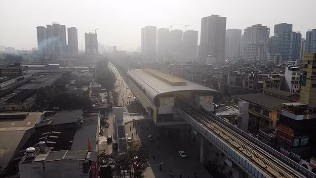 Cận cảnh đường sắt Cát Linh - Hà Đông sắp đưa vào khai thác tháng 4/2019 - Hình 4 Can canh duong sat Cat Linh - Ha Dong sap dua vao khai thac thang 4/2019-Hinh-4