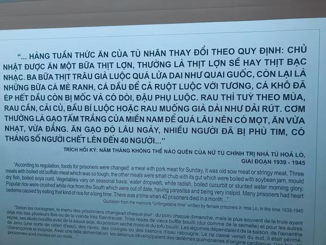 Tận mục di tích lịch sử Nhà tù Hỏa Lò đang "cháy vé" đến hết tháng 9 - Hình 20 Tan muc di tich lich su Nha tu Hoa Lo dang