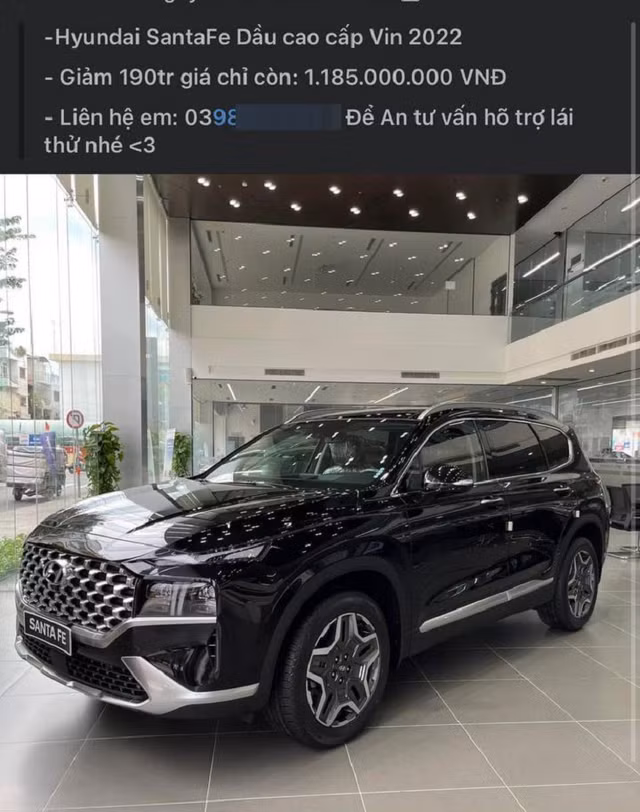Hyundai SantaFe giảm giá gần 200 triệu đồng Hyundai SantaFe giam gia gan 200 trieu dong