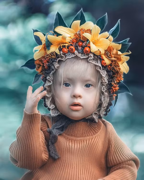 Cảm phục trước người mẹ thiết kế trang phục độc đáo cho con bị Down Cam phuc truoc nguoi me thiet ke trang phuc doc dao cho con bi Down