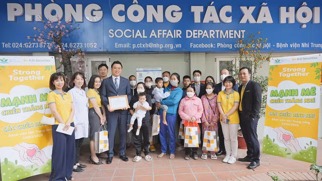 Ho tro tai chinh cho cac benh nhi dac biet kho khan o Benh vien Nhi Trung uong