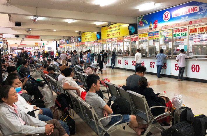 Bến xe Miền Đông (quận Bình Thạnh, TP HCM) hình thành từ năm 1981.