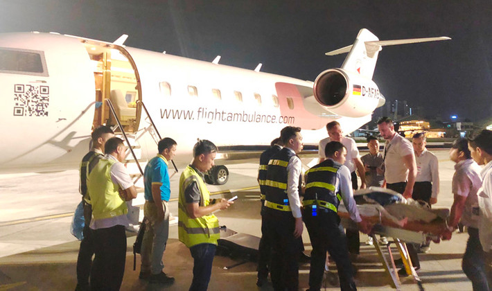 Ngay sau khi xuống máy bay, các du khách là nạn nhân của vụ nổ bom gồm chị Lê Thị Ngọc Hà (phẫu thuật 2 chân), chị Trần Thị Kim Anh (phẫu thuật 1 chân) và anh Lê Phúc bị thương ở gót chân đã được đưa về bệnh viện Saigon - ITO để tiếp tục theo dõi và điều trị. 