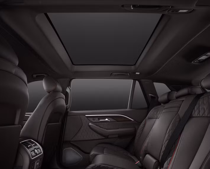 Nội thất trên xe sử dụng da Nappa cao cấp đến từ Eagle Ottawa - nhà cung cấp da độc quyền toàn cầu, cùng loại gỗ ốp Veneer thượng hạng được sản xuất tại Ý. Với cấu trúc vân xoáy tự nhiên, gỗ ốp trên mỗi chiếc VinFast President sẽ có hoa văn hoàn toàn khác biệt. 