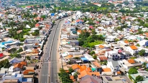 Một góc của xã Hàm Thuận Bắc, tỉnh Lâm Đồng.