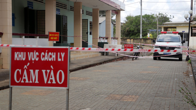 Ap Thua Loi cua tinh Ben Tre chi con cach ly 30 ho