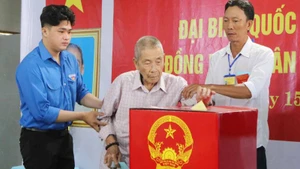 An Giang: Hai xã đảo hoàn thành 100% tỷ lệ cử tri đi bỏ phiếu trong sáng 15/3