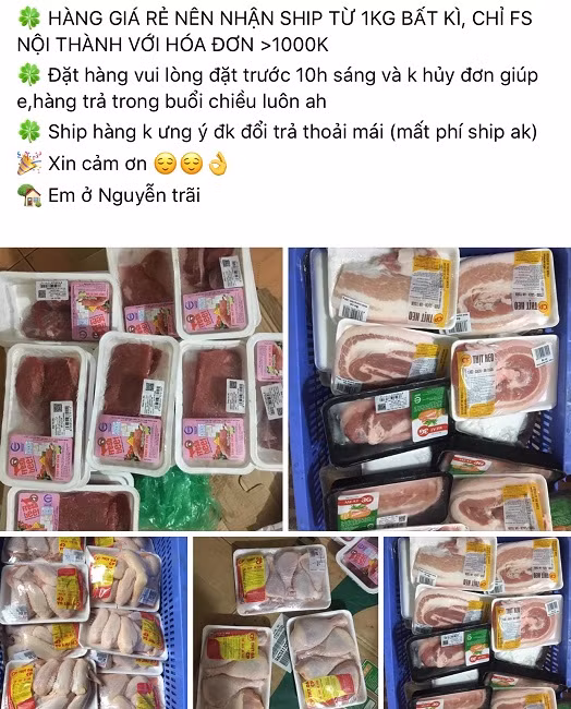 Thit lon 'thai' sieu thi chay hang, muon mua dat truoc ca tuan