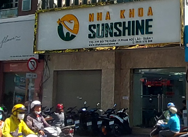 Nha khoa SunShine: Hoat dong 'chui', quang cao khong phep