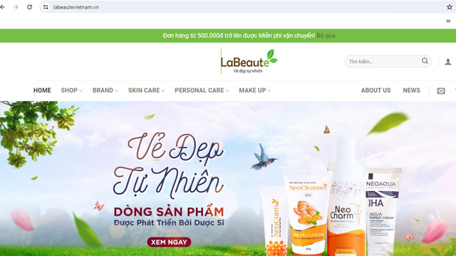 Công ty La Beauté bán mỹ phẩm không an toàn cho người sử dụng Cong ty La Beaute ban my pham khong an toan cho nguoi su dung