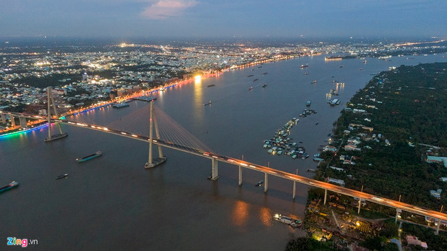 5 cây cầu dây văng kỷ lục kết nối miền Tây - Hình 2 5 cay cau day vang ky luc ket noi mien Tay-Hinh-2