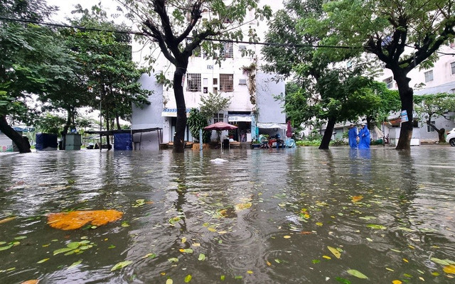 Trời Đà Nẵng vẫn tiếp tục mưa khiến người dân lo lắng nước sẽ còn dâng nữa. image.jpg