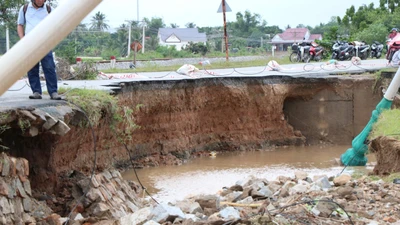 Khánh Hòa thiệt hại nặng do mưa lớn kéo dài, hàng trăm hecta hoa màu ngập úng