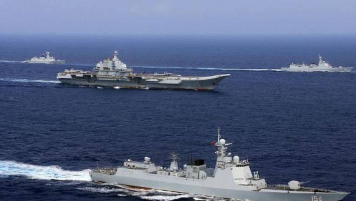 Theo cơ quan báo chí Lực lượng Phòng vệ Nhật Bản (JSDF), sáng 11/6, nhóm tác chiến tàu sân bay đầu tiên của Hải quân Trung Quốc đã vượt qua eo biển Miyako và tiến vào phía Tây Thái Bình Dương. Nguồn ảnh: Wikipedia