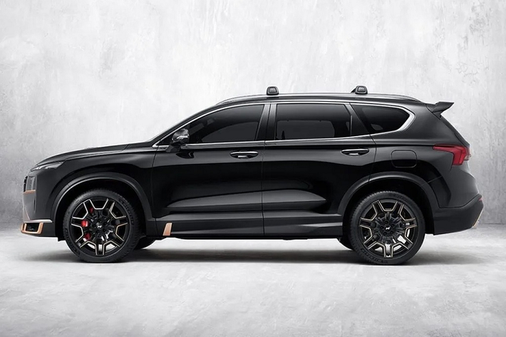 Các chi tiết mới ở thân xe gồm có ốp gương chiếu hậu carbon, ốp thân xe tối màu và bộ baga gá nóc để chở thêm đồ đạc khi cần thiết.