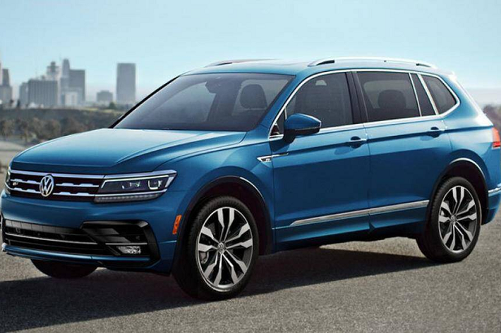 Volkswagen Tiguan 2020 (khởi điểm: 24.945 USD, số chỗ ngồi tối đa: 7)