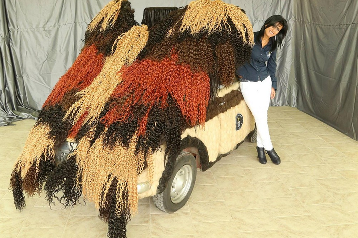 Trên mặt lý tưởng, tất cả chúng ta đều nên tự hào về công việc kiếm sống của mình, nhưng một người phụ nữ từ Ý đã biến tình yêu nghề nghiệp của cô ấy thành một dạng nghệ thuật. Cụ thể hơn, cô ấy là chủ nhân của chiếc xe Fiat 500 nhiều tóc nhất trên thế giới – thậm chí được công nhận tới hai lần.