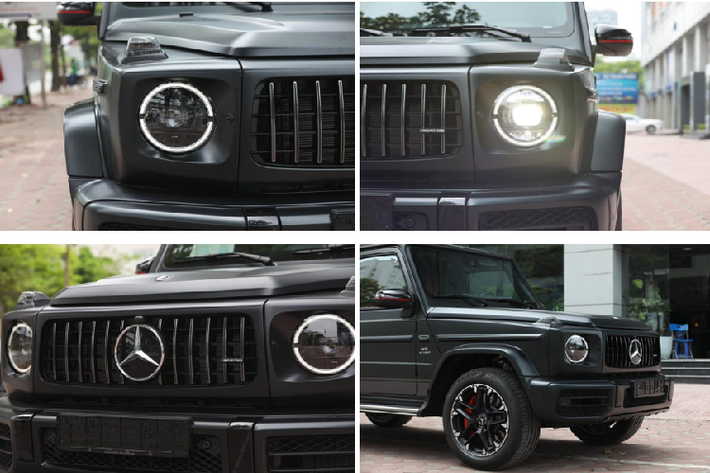 Về cơ bản, ngoại thất chiếc SUV Mercedes-Benz G63 Trail Package 2020 không khác biệt quá nhiều với những biến thể đã về nước trước đó. Vẫn còn đó vẻ hầm hố của dòng xe chuyên địa hình đến từ Mercedes-Benz với thiết kế vuông vức, cứng cáp trên G63 bản chuyên Off-Road này.