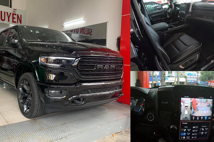 Trong nhiều dòng xe thuộc phân khúc bán tải cỡ lớn tại Việt Nam, dòng Ram 1500 được đưa về nước với số lượng đếm trên đầu ngón tay, ít hơn nhiều so với dòng Ford F-150/F-150 Raptor. Chiếc Ram 1500 Limited 2020 mới phiên bản “Black Edition” này hiện tại là chiếc duy nhất được đưa về nước.