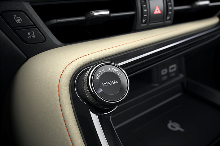 Tiếp đến là cụm đèn pha thiết kế mới, tích hợp dải đèn LED định vị ban ngày vào một chỗ và khe gió dọc đi kèm đèn sương mù trước. Trong khi đó, thiết kế đuôi xe của mẫu SUV hạng sang cỡ C này bao gồm cụm đèn hậu nối với nhau bằng dải đèn LED ở giữa và tem chữ nổi "Lexus" trên cửa cốp sau.