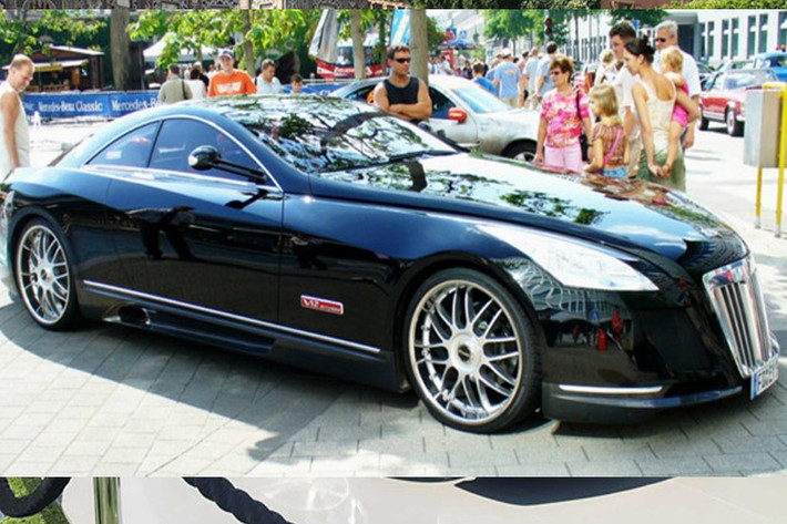 Maybach Exelero là chiếc xe hiếm nhất trên thế giới. Nó có giá 8 triệu USD. Siêu xe do hãng Maybach từng xuất hiện trong những MV ca nhạc "Lost One" của Jay-Z. Exelero sau đó được bán lại cho rapper Bryan "Birdman" Williams. Exelero được ra mắt năm 2004 theo yêu cầu của bộ phận Fulda thuộc công ty lốp Goodyear. Fulda cần chiếc xe có thể chạy tốc độ 350 km/h nhằm thử nghiệm lốp thế hệ mới. Maybach Exelero có bốn chỗ ngồi, nặng 2.654 kg. Xe được thiết kế bởi Maybach GmbH, sử dụng động cơ V12 tăng áp kép.
