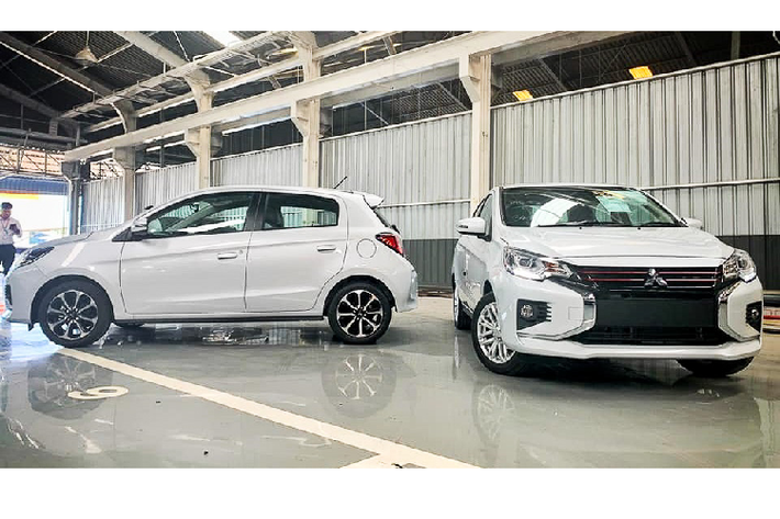 Hông xe cũng có cảm giác góc cạnh và cơ bắp, gần giống như chiếc Eclipse Cross. Bộ mâm hợp kim 15 inch của Mirage 2020 được thay đổi theo phong cách thể thao và hiện đại hơn. Bộ mâm hợp kim 15 inch cắt laser mới giúp hoàn thiện phần hông của Mirage facelift 2020 mới hơn