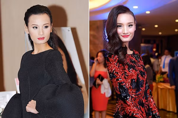 Lê Thúy rất biết cách lựa chọn được những kiểu tóc khắc phục nhược điểm trán dô của mình. Ảnh: vietgiaitri.