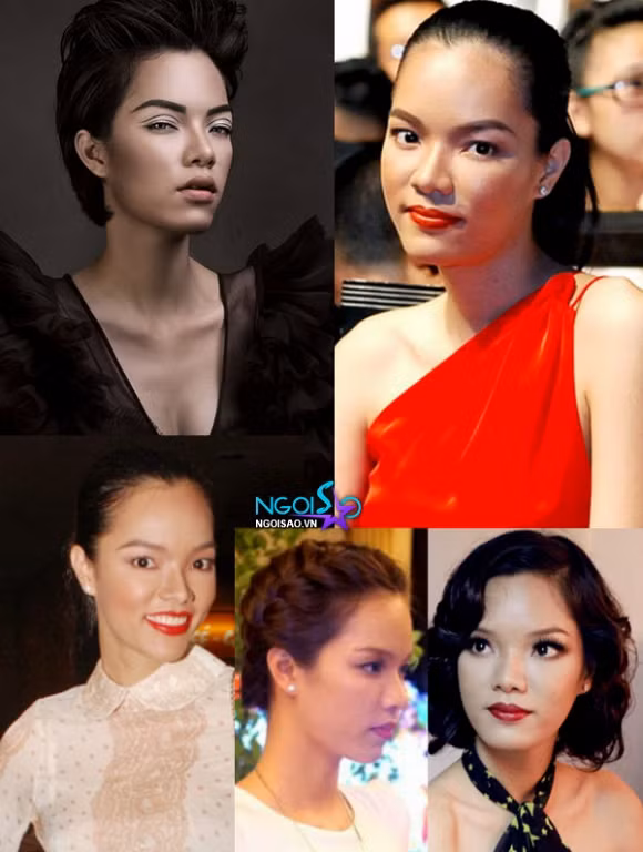 Phùng Ngọc Yến cũng đầy ấn tượng với vầng trán khó ai bì kịp. Ảnh: ngoisao.