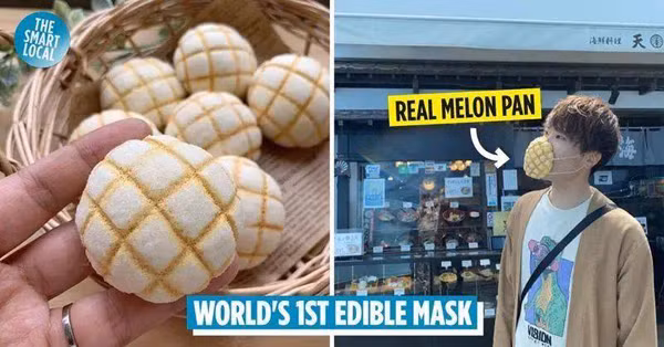 Nó chân thật đến mức được làm từ bánh dứa. Mặt ngoài có khả năng kháng khuẩn trong khi mặt trong có mùi bánh mì dễ chịu. Thiết kế gây khó hiểu khi dễ dàng ăn được khi cần.