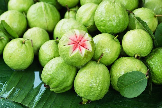 Quả ổi giàu kali, giúp đốt cháy chất béo và kiểm soát cơn đói. Ảnh: vatgia.