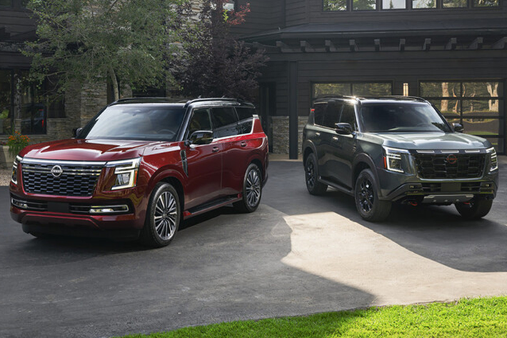 Nissan Armada 2025 mới có sẵn để đặt hàng ở Mỹ và Canada với mức giá bán được công bố bằng với thế hệ tiền nhiệm. Thế hệ mới mang lại hiệu suất đáng kể và nâng cấp công nghệ, động cơ V8 được thay thế bằng động cơ V6 tăng áp 425 mã lực