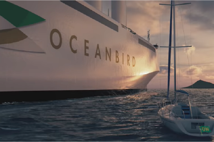 Trong khi ngành vận tải hàng hóa toàn cầu đã thực hiện nhiều bước để giảm lượng khí thải từ nhiên liệu hóa thạch, quy mô khổng lồ của ngành và nhu cầu hiện tại đồng nghĩa là ngành vẫn chiếm khoảng 2% tổng lượng khí thải toàn cầu. OceanBird hiện vẫn chỉ đang trong giai đoạn thiết kế, với một thiết kế hoàn chỉnh sẽ ra đời trong năm tới và có thể sản xuất sớm nhất vào năm 2024.