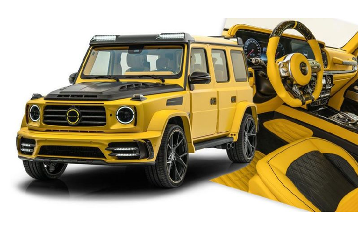 Mercedes-AMG G63 độ Mansory đươc trang bị một bộ bodykit phức tạp gồm mặt trước hoàn toàn mới, từ cản đến lưới tản nhiệt, vòm bánh xe và mui xe đều được làm mới độc đáo.