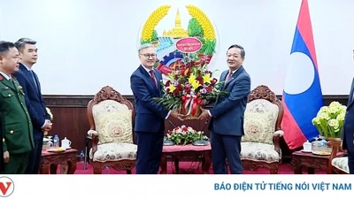 Việt Nam chúc mừng các lãnh đạo cấp cao Lào