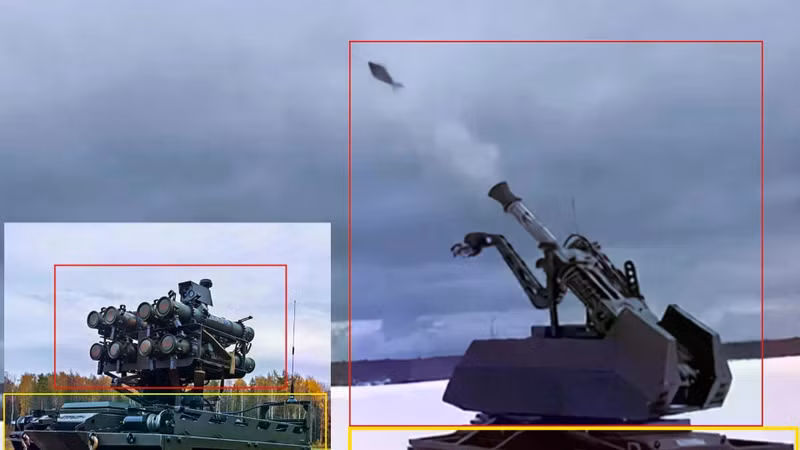 Nga đã trình diễn Bagulnik-82, một súng cối 82 mm tự động được lắp trên phương tiện mặt đất không người lái Courier, cho thấy sự chuyển dịch sang các hệ thống hỏa lực hỗ trợ robot dạng mô-đun nhằm giảm thiểu mức độ phơi nhiễm của binh sĩ ở tuyến đầu. (Nguồn ảnh: Truyền thông Nga)