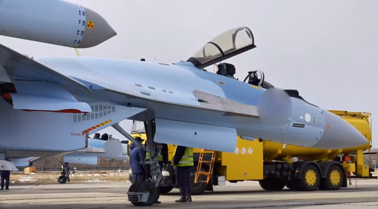 Tiêm kích Su-35 thuộc Lực lượng Hàng không Vũ trụ Nga