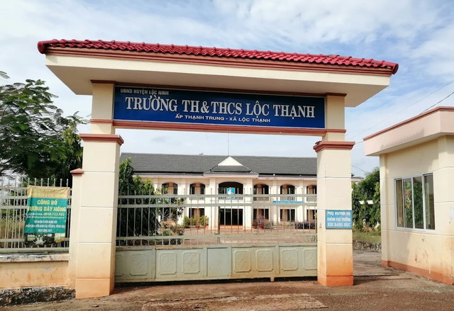 Trường TH&THCS Lộc Thạnh. Ảnh: I.T. th-loc-thanh.jpg