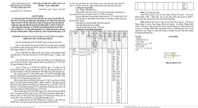 Trích Quyết định số KQ2500119513_2505070931. Nguồn: MSC. qd-kq2500119513-2505070931.jpg