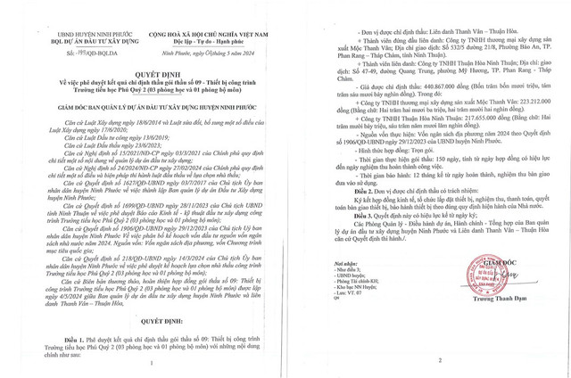 Quyết định phê duyệt kết quả chỉ định thầu gói thiết bị công trình trường tiểu học Phú Quý 2. Nguồn MSC. quyet-dinh-phe-duyet-ket-qua-chi-dinh-thau-goi-thau-thiet-bi-cong-trinh-truong-tieu-hoc-phu-quy-2.jpg
