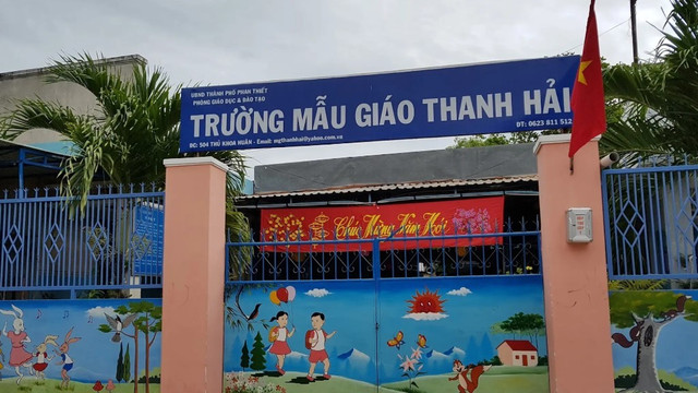Trường mần non Thanh Hải (TP Phan Thiết). Ảnh minh họa. truong-man-non-thanh-hai-phan-thiet.jpg