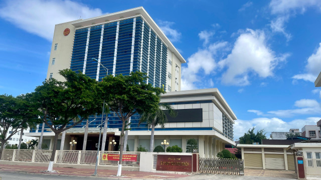 Trụ sở Cục thuế tỉnh Ninh Thuận - nơi ông Đặng Dũng (nguyên Phó Cục trưởng) từng làm việc. Ảnh: Lê Hoàn. z6760735765091-7fae3076840a0707d5dfb76734f73c19.jpg