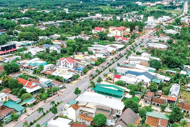 Công ty TNHH Xây lắp Thọ Tấn có trụ sở tại huyện Đức Linh (Bình Thuận). Ảnh: I.T. huyen-duc-linh.jpg