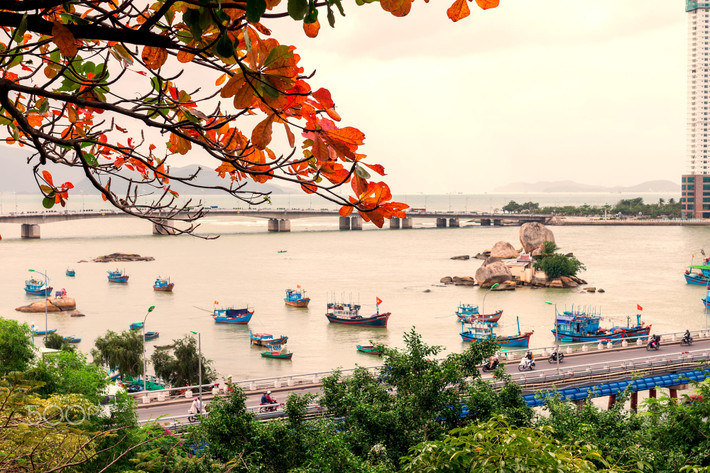 Hòn Cậu ở cửa sông Cái, một hình ảnh mang tính biểu tượng về Nha Trang. Ảnh: Tatiana Goskova / 500px.com.