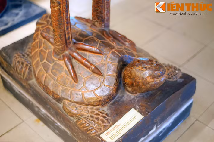 Đến năm 1427, cuộc khởi nghĩa Lam Sơn giành thắng lợi, Lê Lợi lên ngôi vua, lập ra nhà Hậu Lê. Nhớ lại công lao của con vẹt khi xưa, ông đã lệnh cho tạc tượng rùa đội vẹt để thờ.