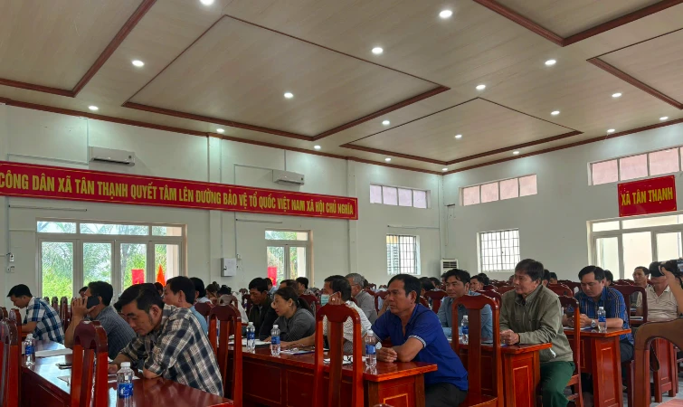 Ứng cử viên Đại biểu Quốc hội khóa XVI cam kết đồng hành cùng cử tri xã Tân Thạnh