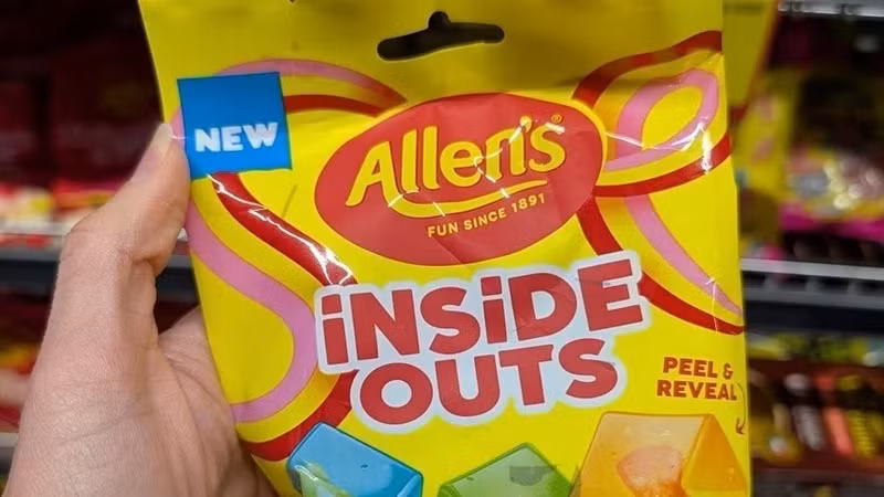 Một số lô kẹo Allen’s iNSiDE OUTS bị thu hồi tại Australia vì phát hiện dị vật