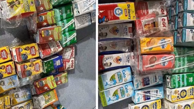 Điều tra vụ sữa gửi cho trẻ ở lớp mầm non bị bán trên mạng xã hội