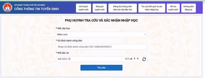 Thông tin về tuyển sinh lan truyền trên mạng, Sở GD&ĐT TPHCM lên tiếng