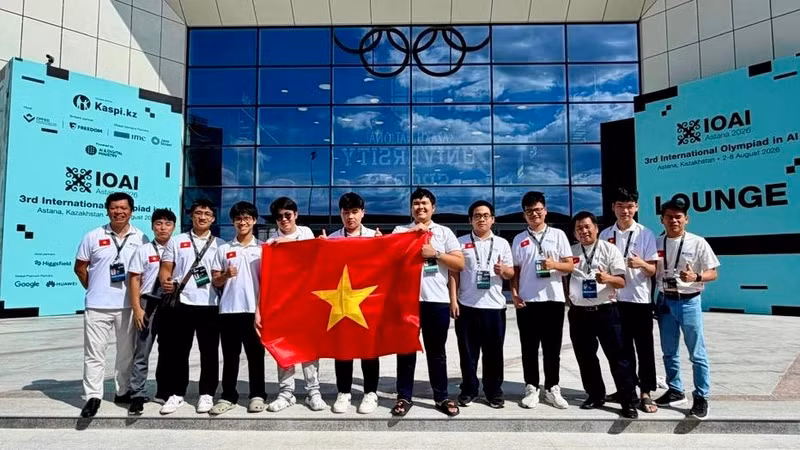 Việt Nam xuất sắc tại kỳ thi Olympic Trí tuệ nhân tạo 2026